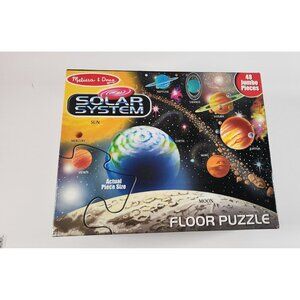 EXTRA LARGE STURDY SOLAR SYSTEM FLOOR PUZZLE 2 X 3 FEET 48 PIECES DAYCARE SCHOOL